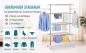 Preview: Mobiler Wäscheständer klappbar mit 4 Ebenen