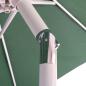 Preview: Alu Sonnenschirm Gartenschirm N18 270cm, neigbar, rostfrei grün