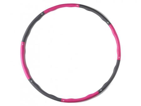Hula Hoop Schaumstoff Reifen 95cm Pink 8 abnehmbare Segmente